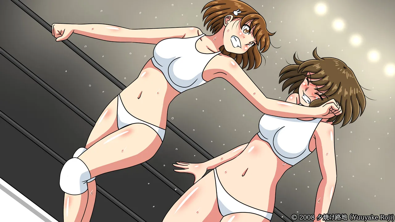 白い水着を真っ赤に染めて - page339