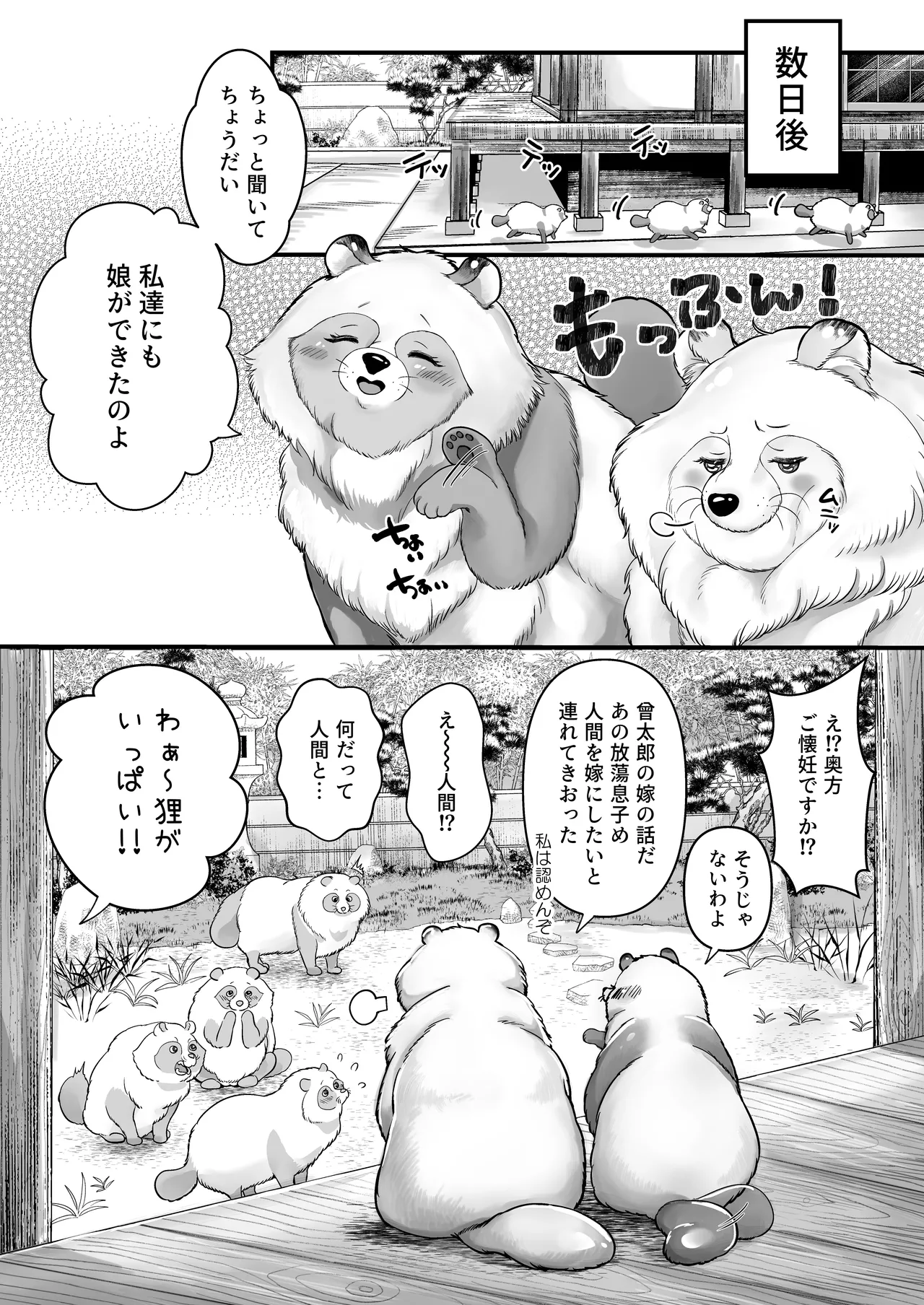 スパダリ狸のお嫁さんになりたいので、Hな診察に耐えて本気の巣ごもり子作りセックス頑張ります - page84