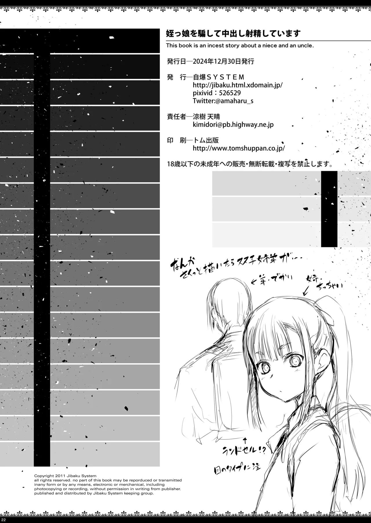 姪っ娘を騙して中出し射精しています - page22