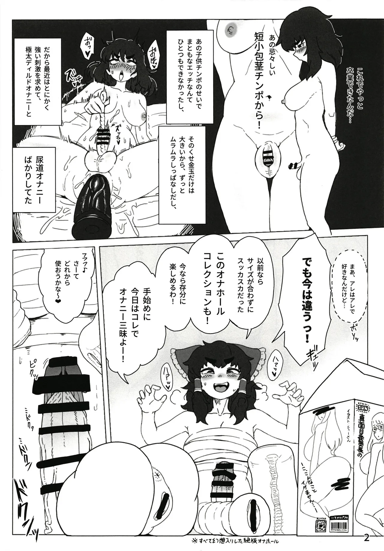 東方ふたなり事変 巫女と妖精、初めての尿道セックス - page4