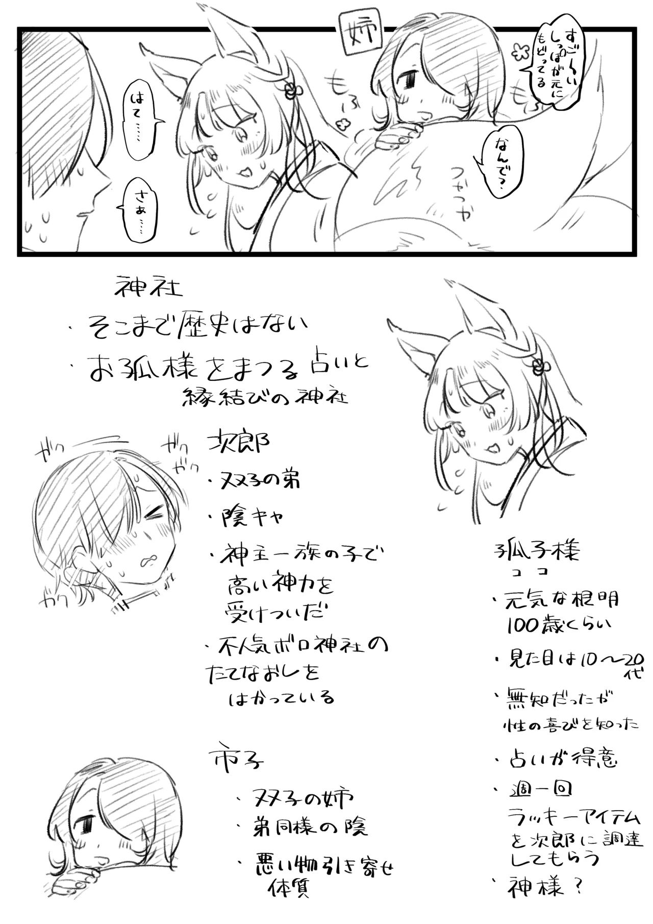 狐耳の無知神様と濃厚儀式交尾 - page13