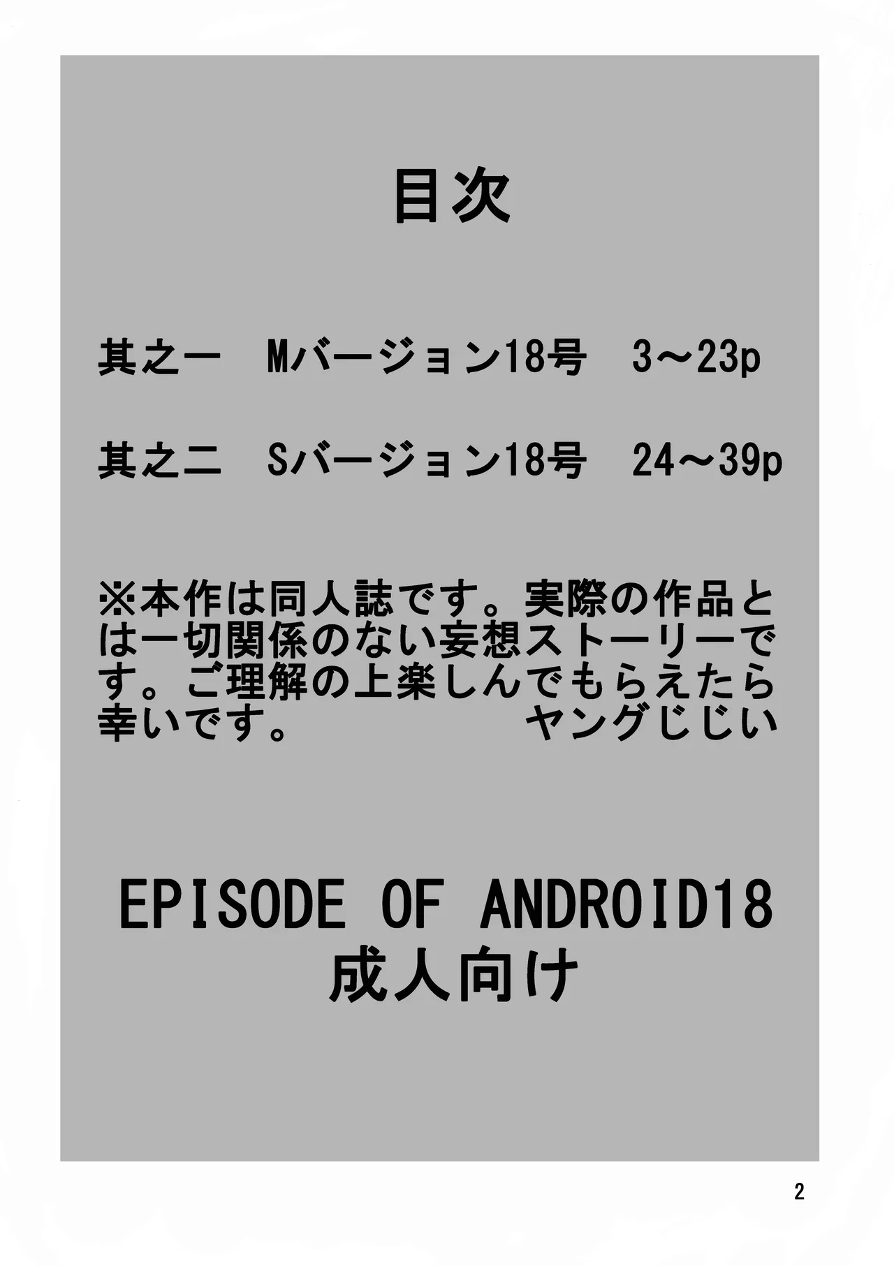 EPISODE OF ANDROID18 - page3