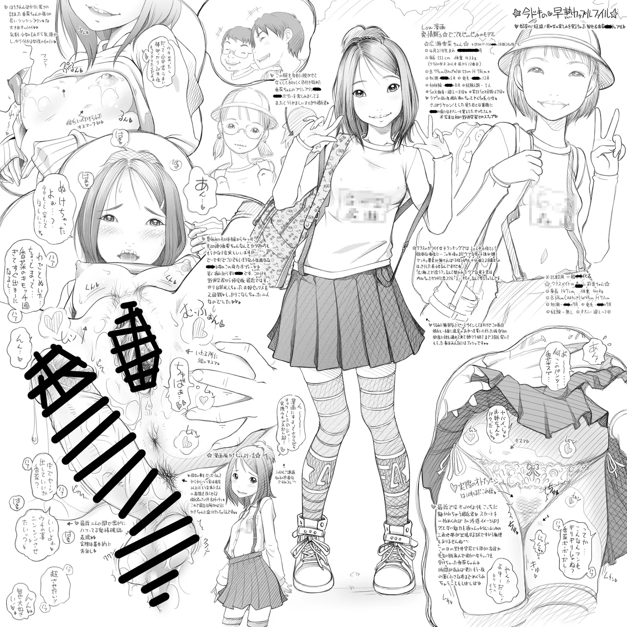 早熟カップル達のヒミツの放課後観察1 - page36