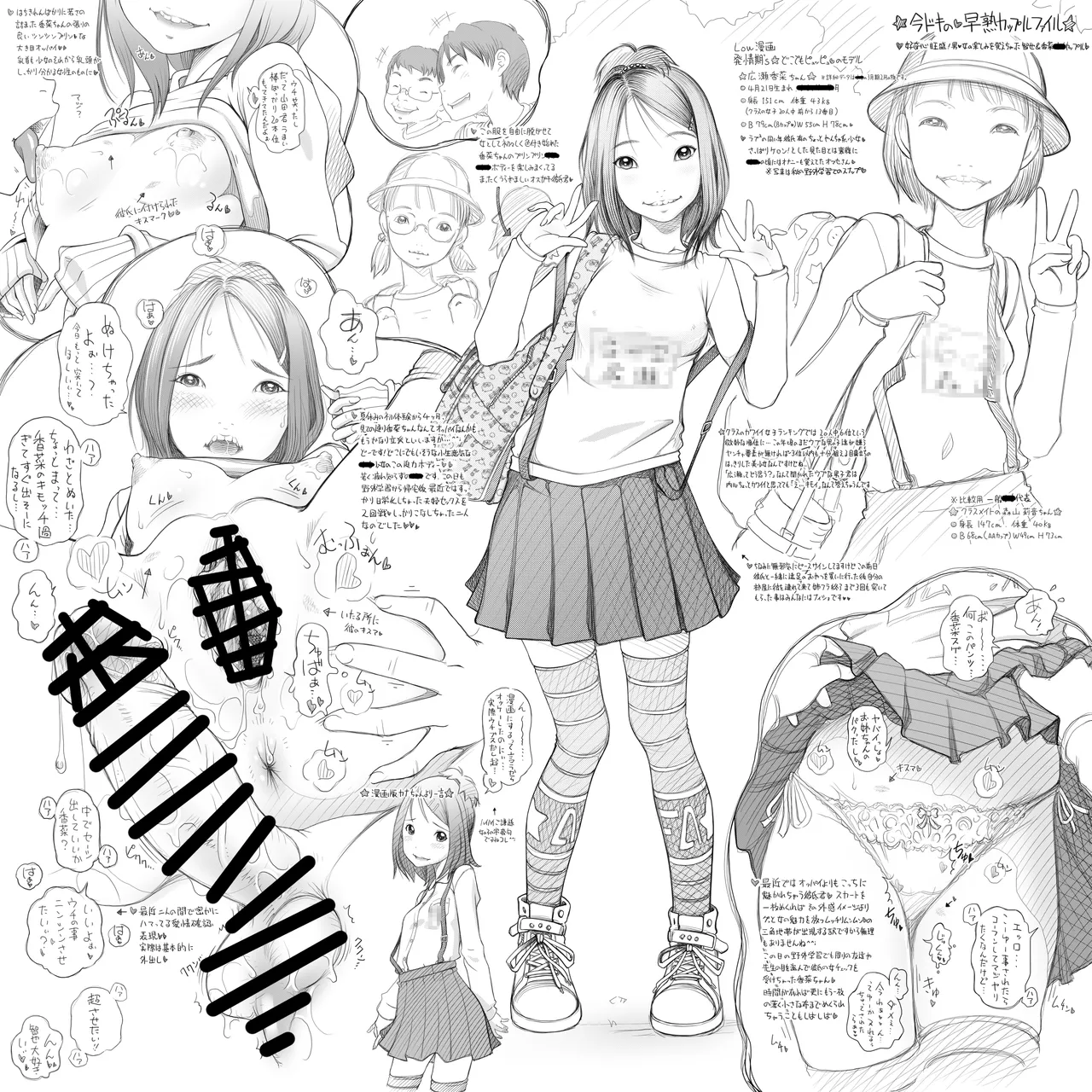 早熟カップル達のヒミツの放課後観察1 - page5