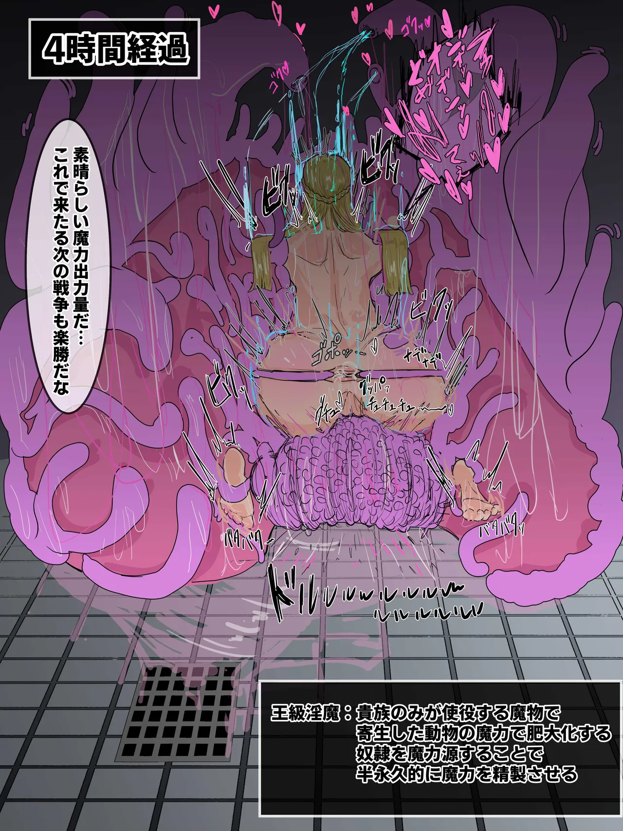 敗戦国の王妃を『半自動魔力製造機』にする話 - page3