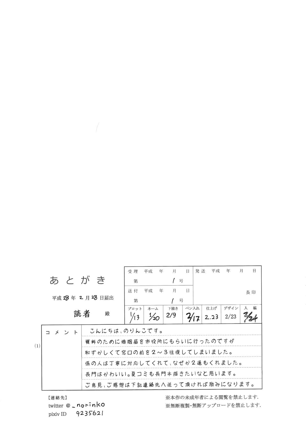 長門の一人暮らし - page19