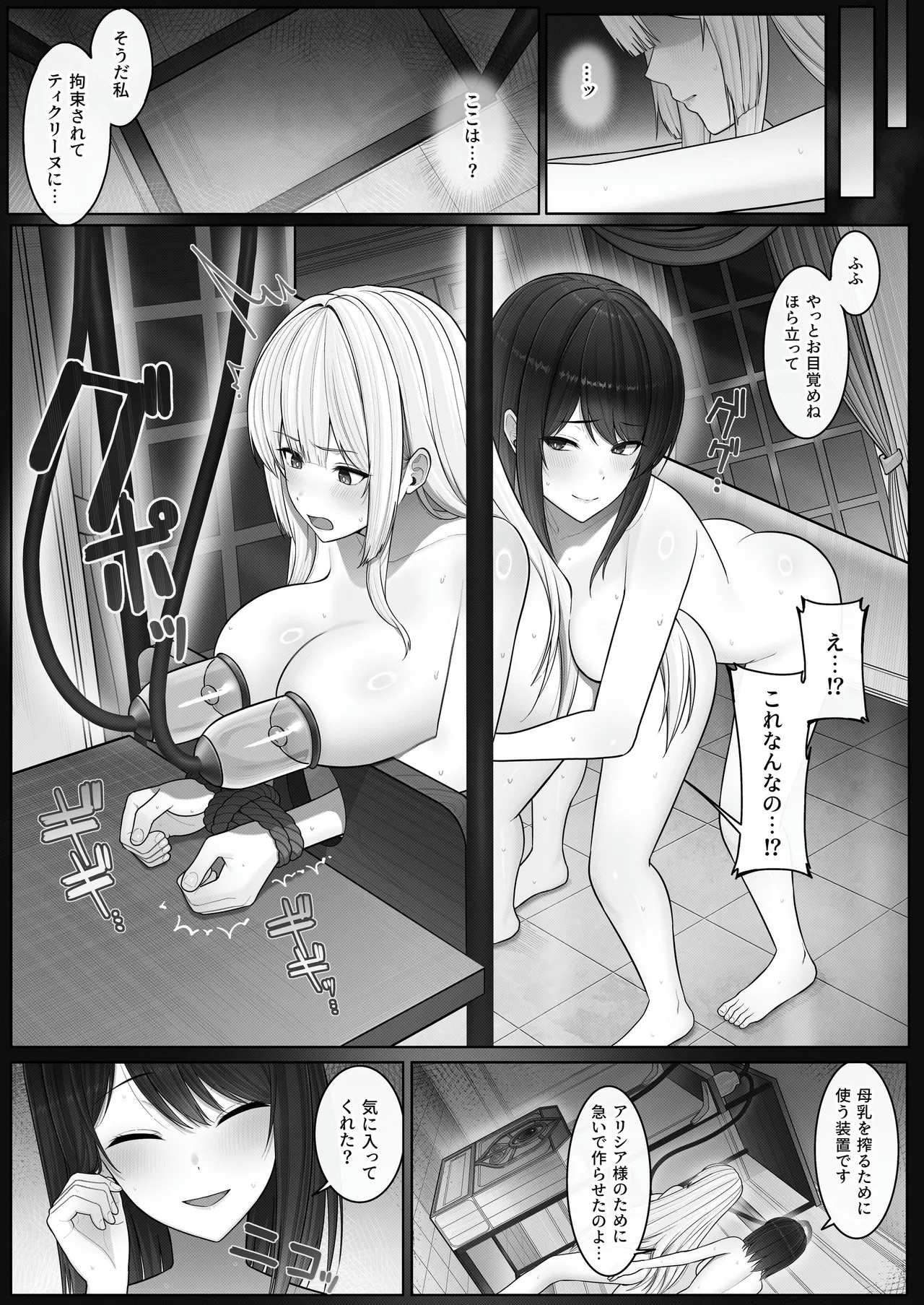聖母体質 〜母乳が出る体質になり変態侍従と悪徳貴族に弄ばれる姫騎士物語〜 - page13
