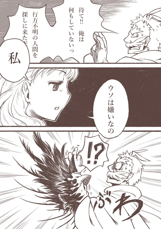 魔女とカラス人間 - page9