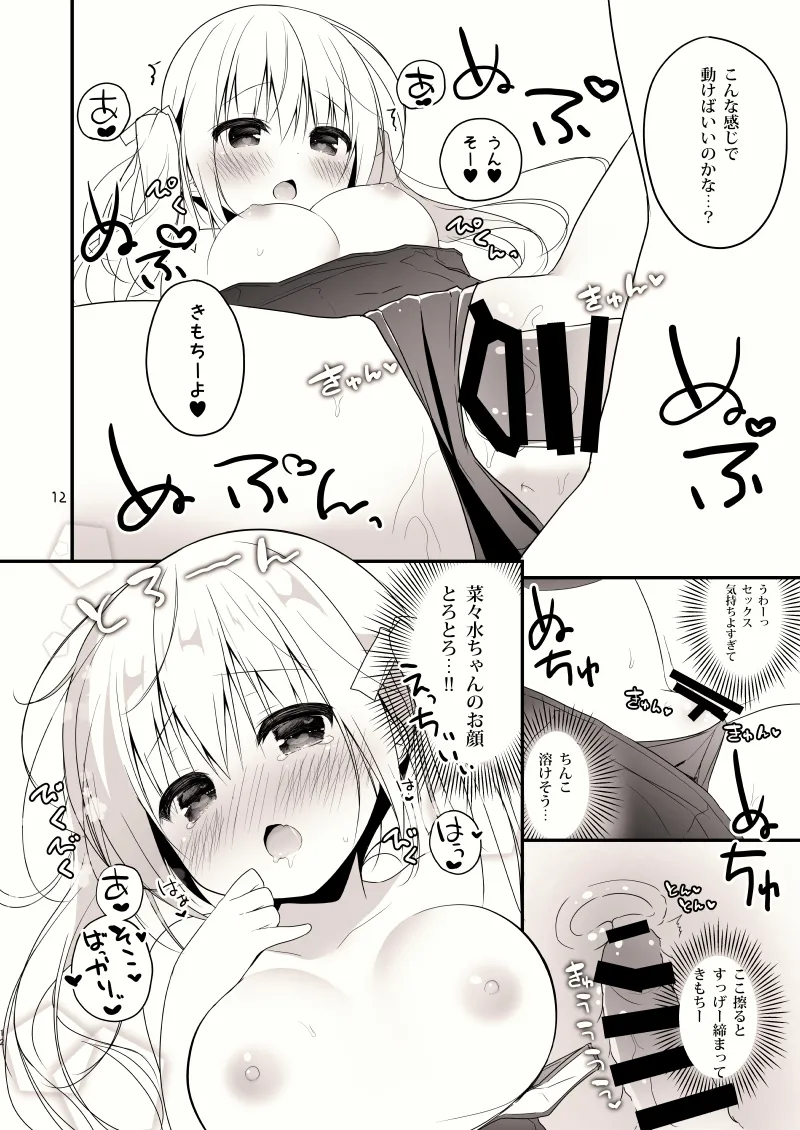 unagiumai01 菜々水ちゃんに童貞を卒業させてもらえることになった！！！！ - page13