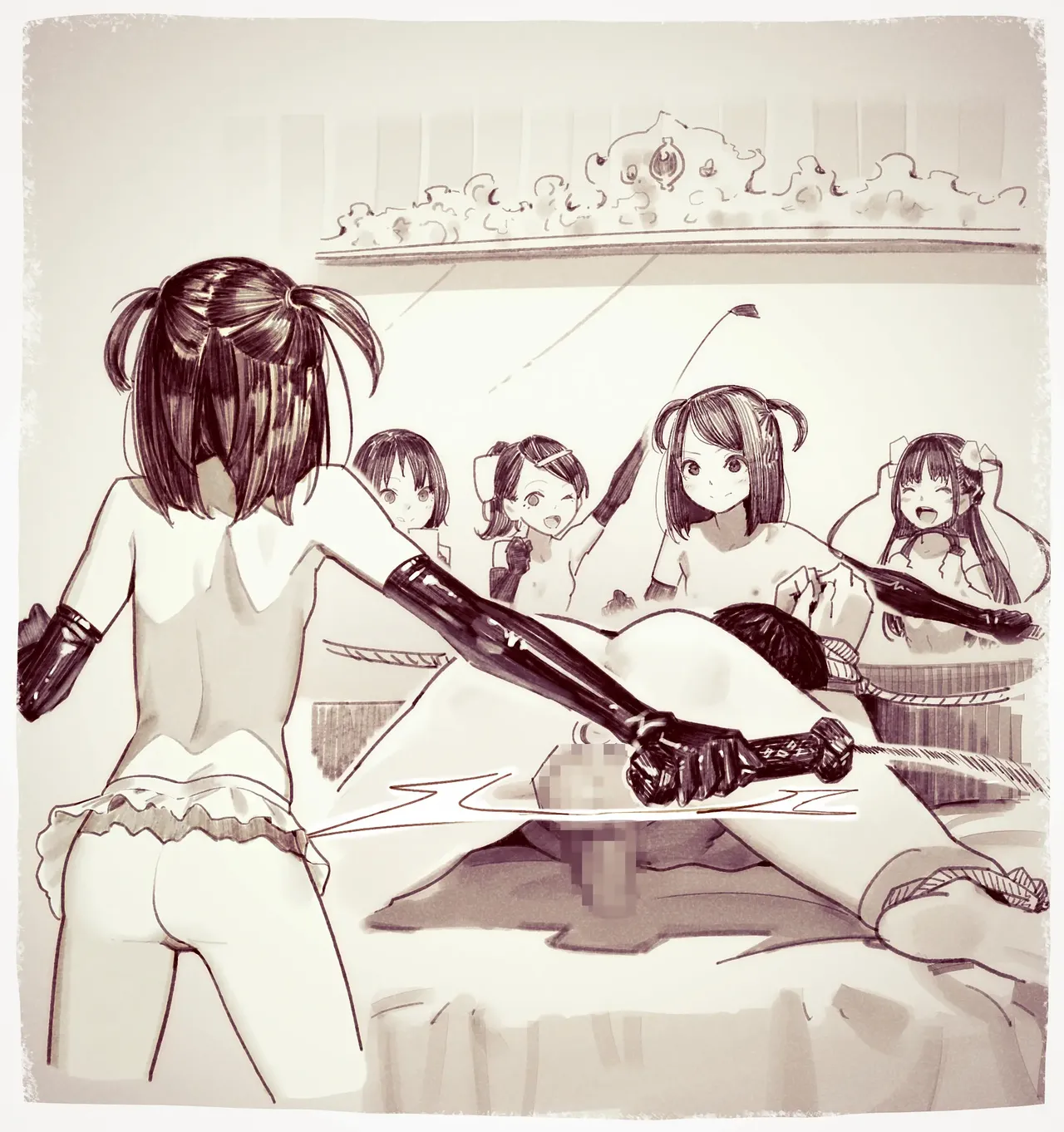 オトコで遊ぶメスガキちゃん達 イラスト大全 2020-2023 文字なし版 - page162