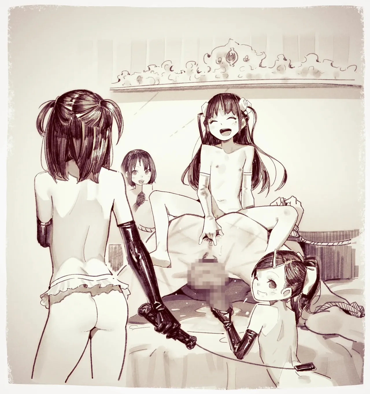 オトコで遊ぶメスガキちゃん達 イラスト大全 2020-2023 文字なし版 - page163