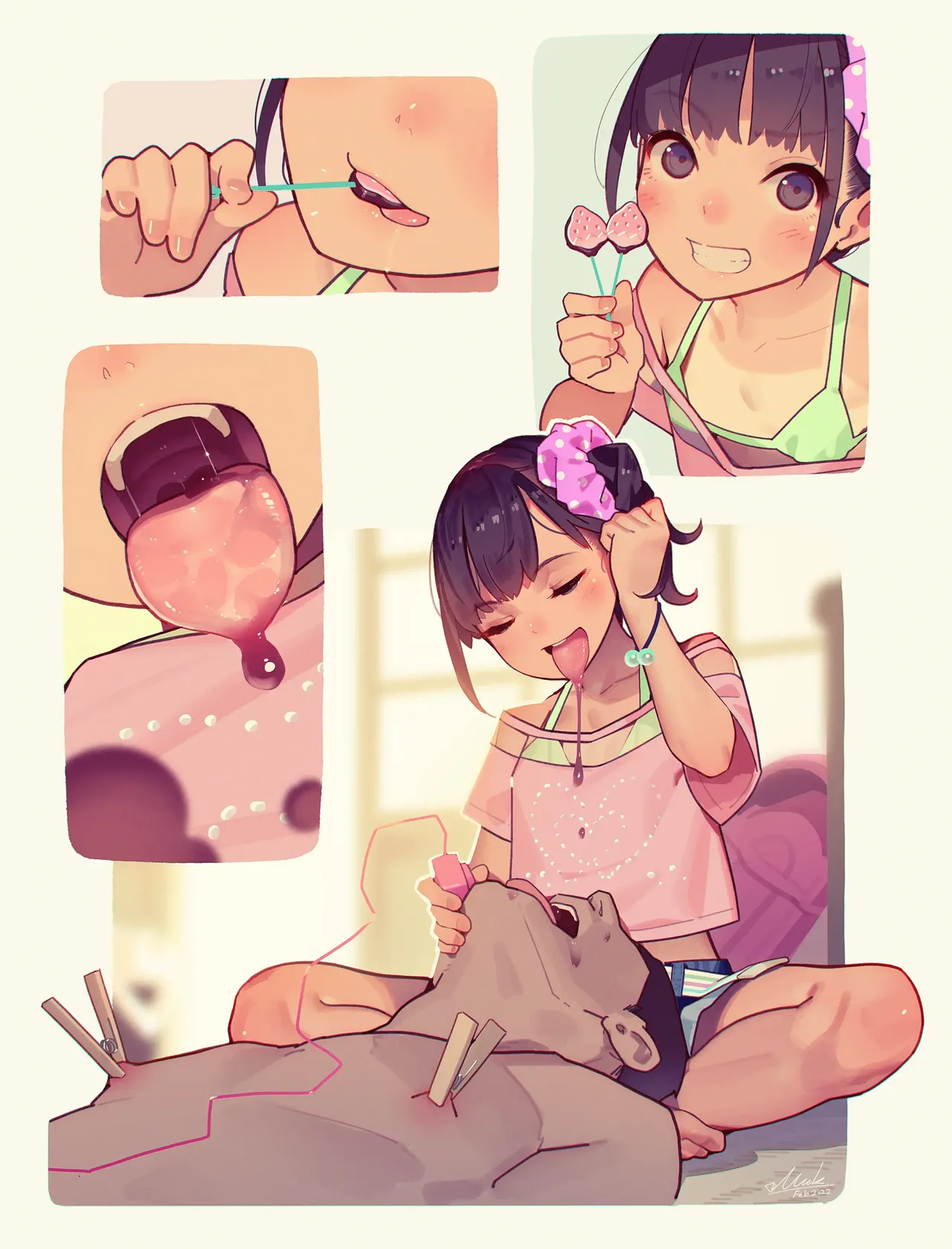 オトコで遊ぶメスガキちゃん達 イラスト大全 2020-2023 文字なし版 - page195