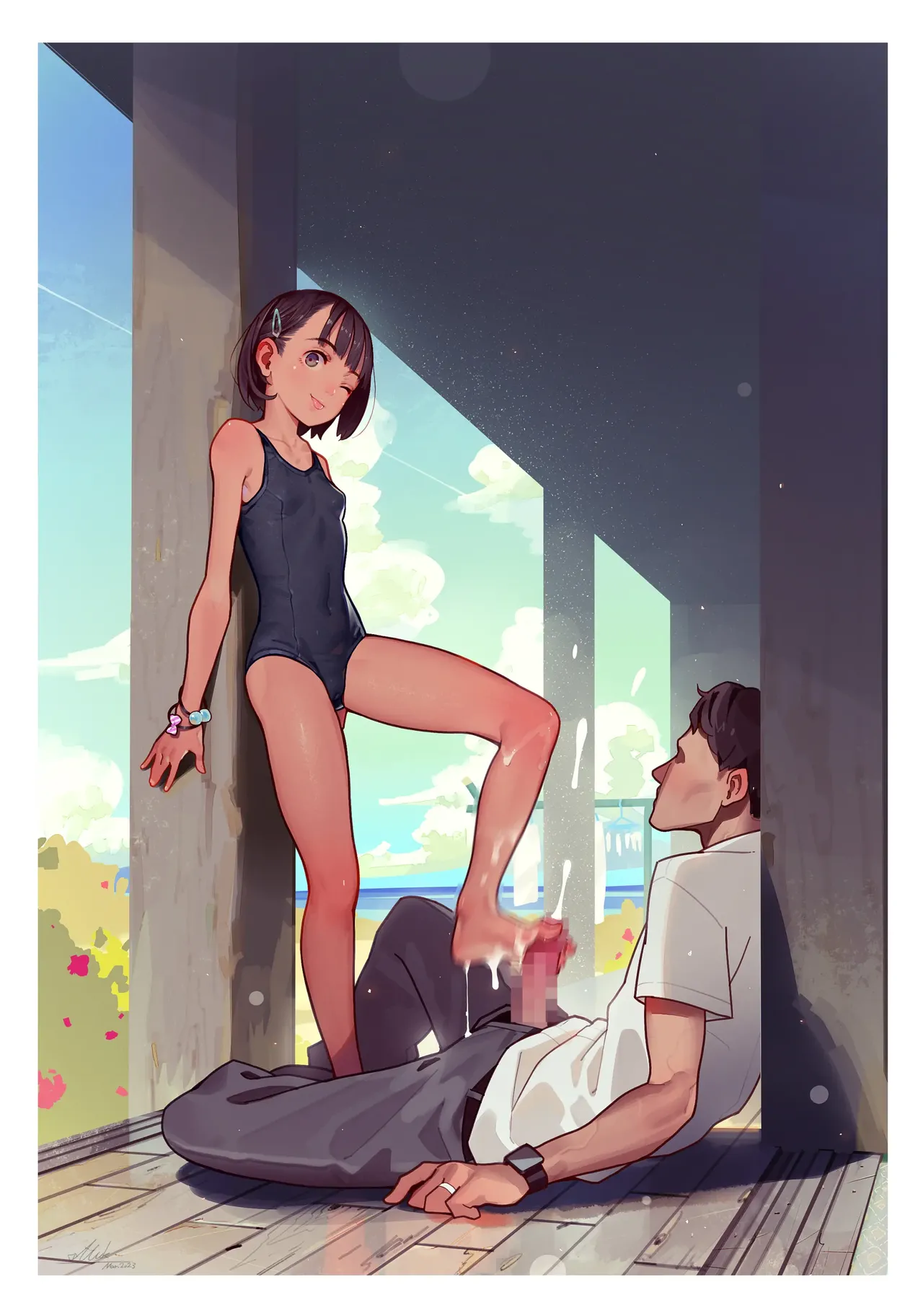 オトコで遊ぶメスガキちゃん達 イラスト大全 2020-2023 文字なし版 - page280