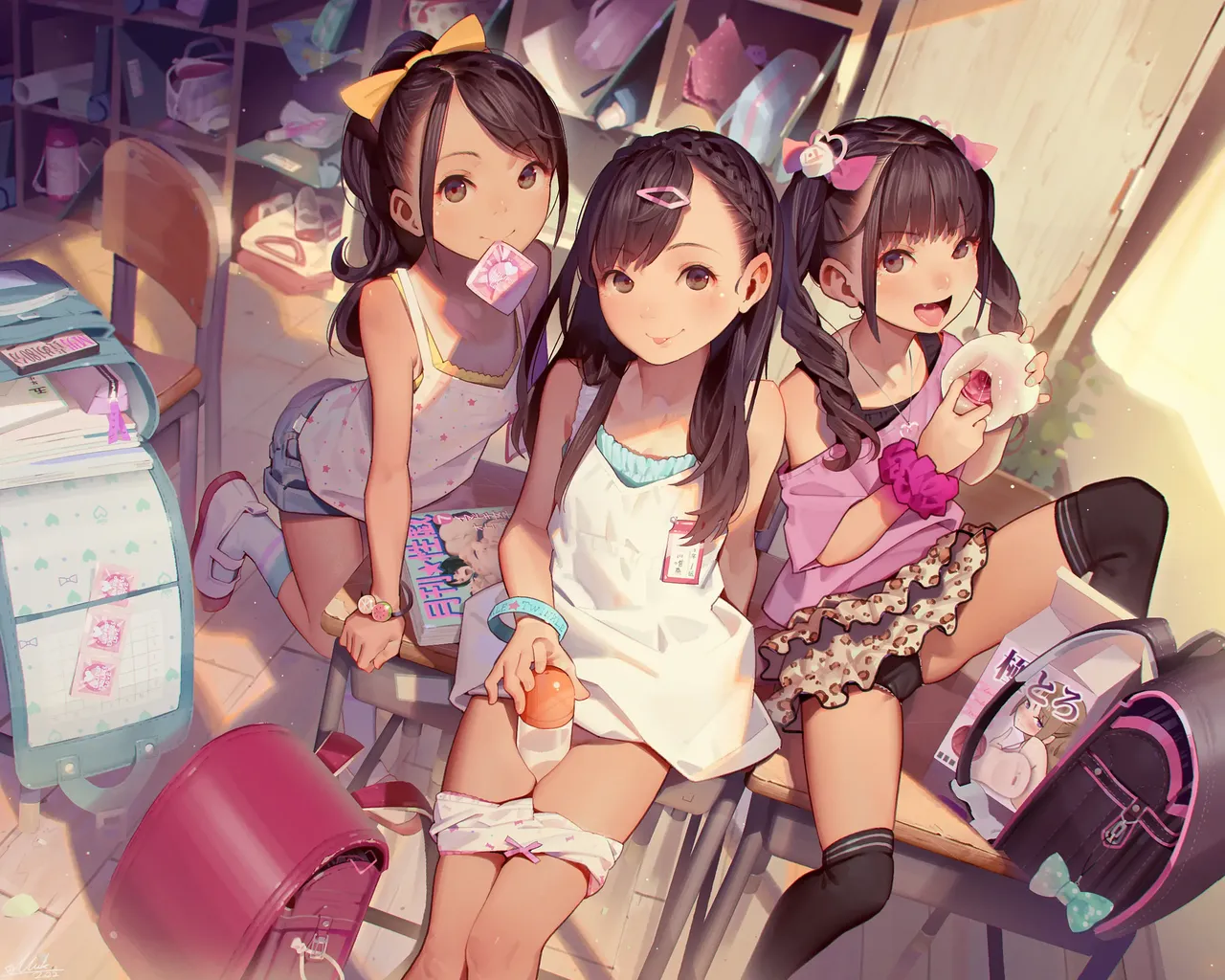 オトコで遊ぶメスガキちゃん達 イラスト大全 2020-2023 文字なし版 - page560