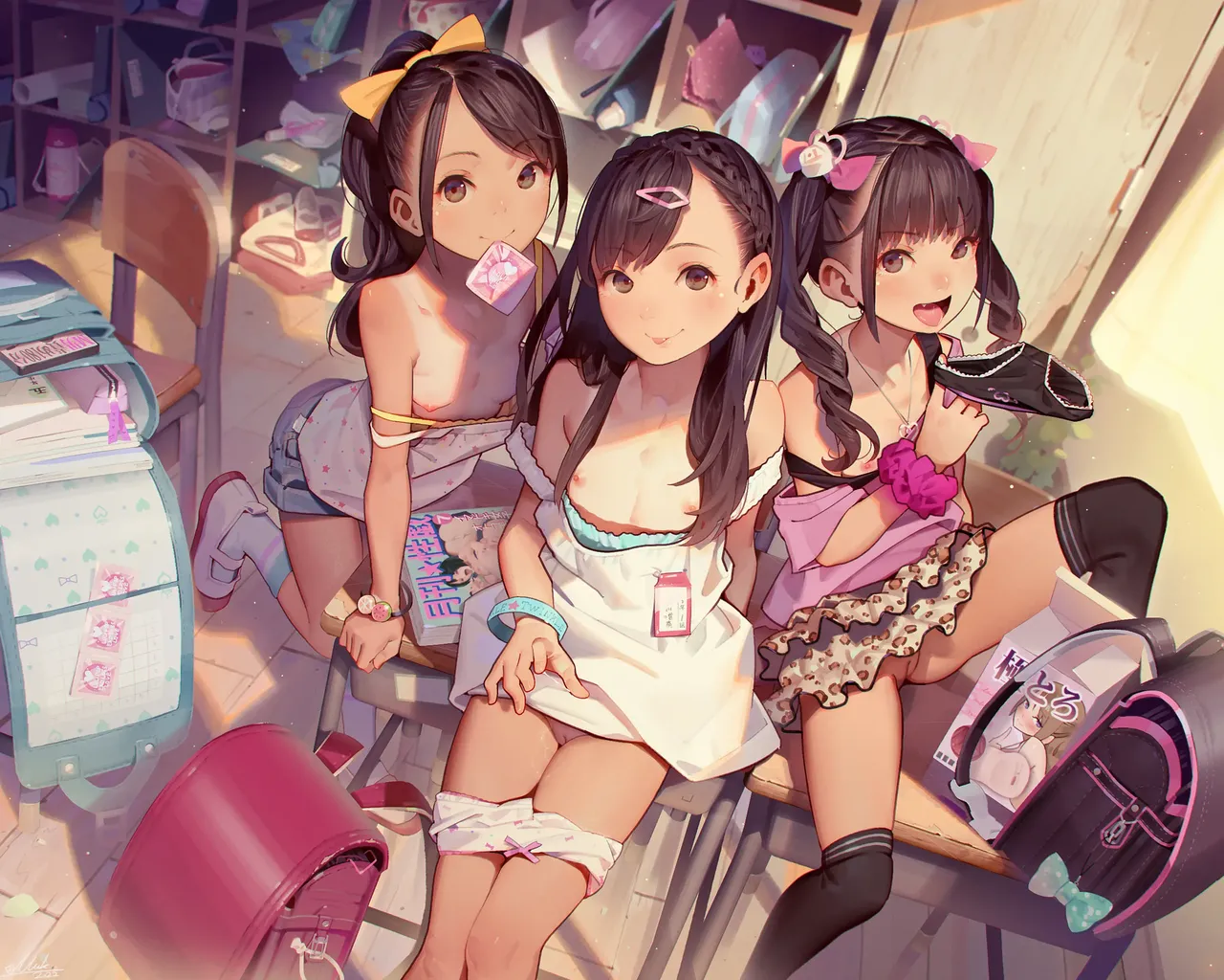 オトコで遊ぶメスガキちゃん達 イラスト大全 2020-2023 文字なし版 - page561