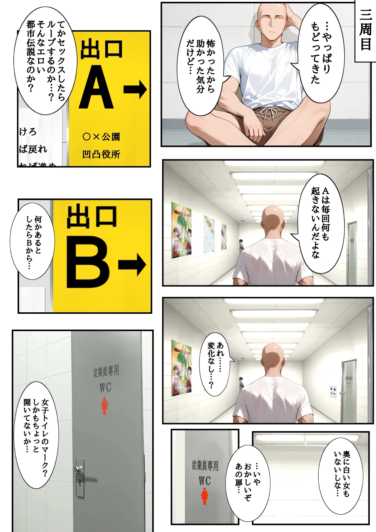 H番出口 見つけた異変がエロ過ぎて戻れない - page22