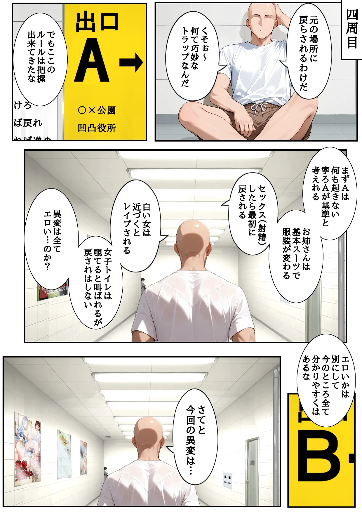 H番出口 見つけた異変がエロ過ぎて戻れない - page35