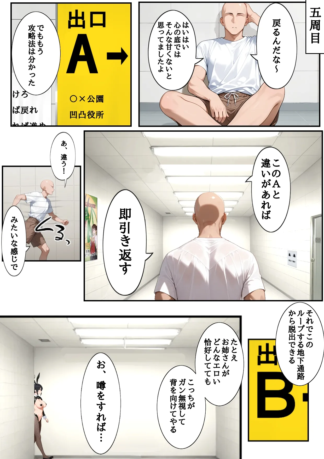 H番出口 見つけた異変がエロ過ぎて戻れない - page48