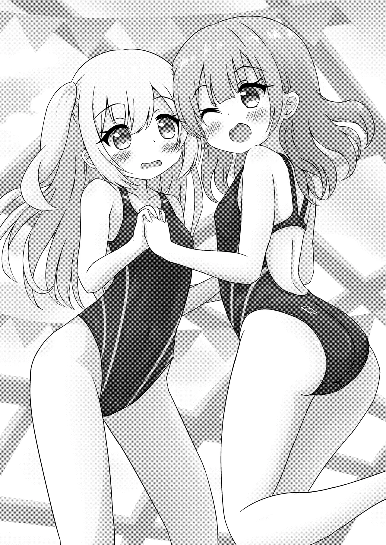 先輩と競泳水着 - page3