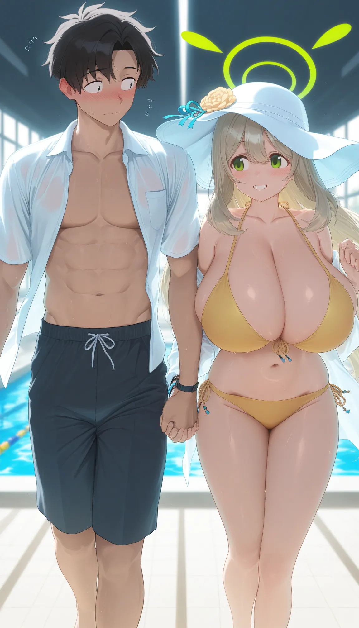 Nonomi - Summer with Sensei // ノノミ - 先生と過ごす夏  [210p] [AI Generated] - page11