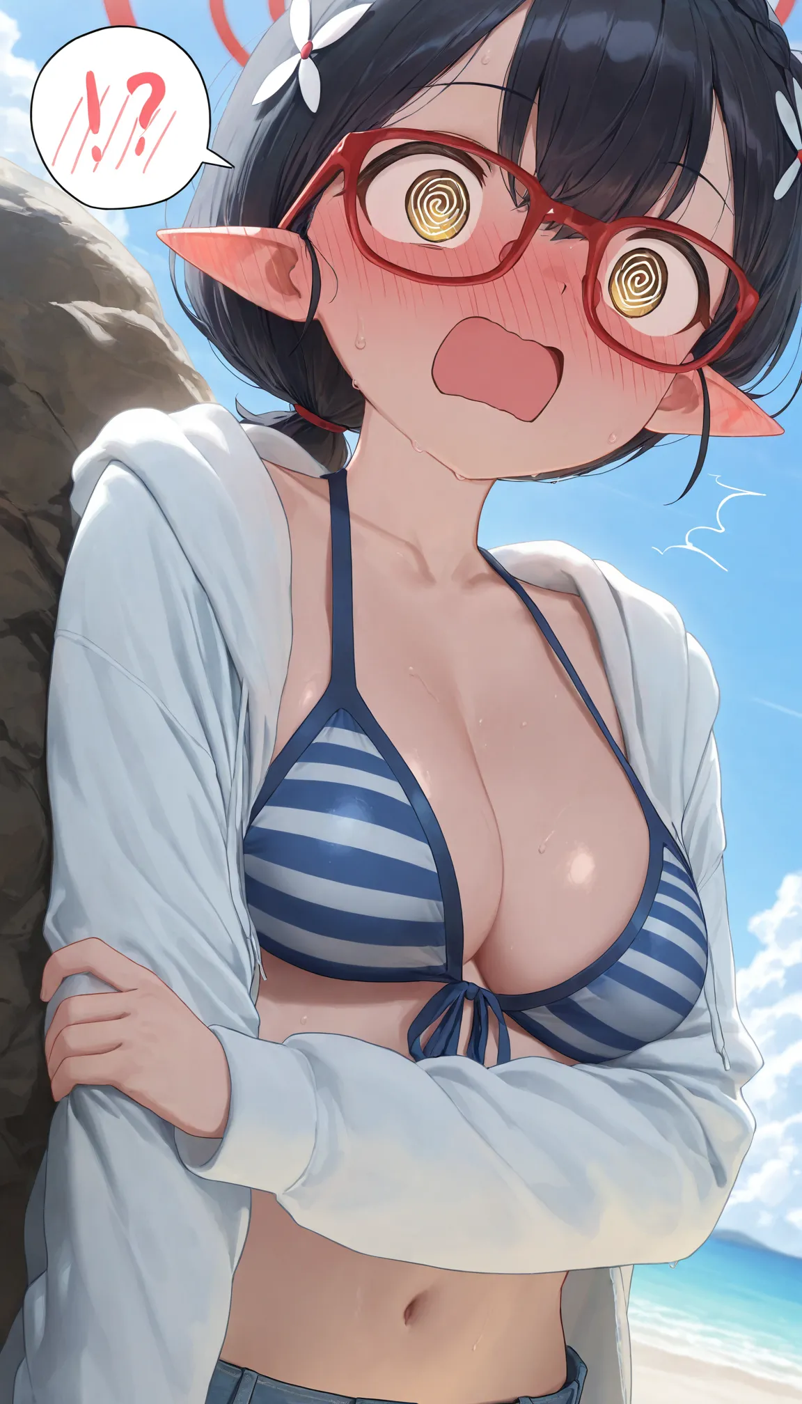 Nonomi - Summer with Sensei // ノノミ - 先生と過ごす夏  [210p] [AI Generated] - page172