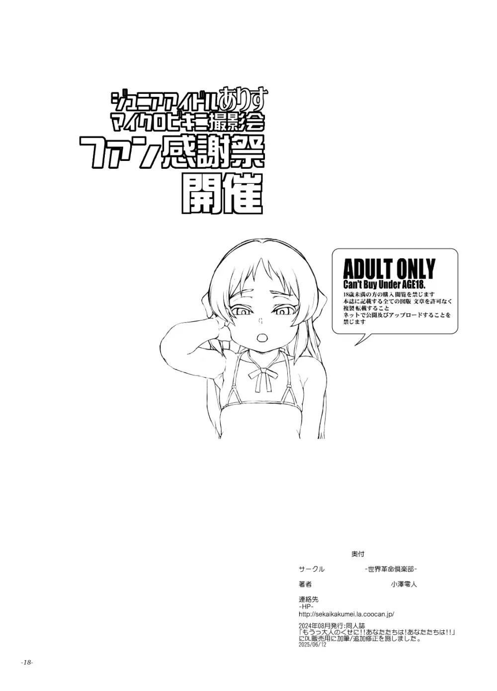 もうっ大人のくせに!!あなたたちは!あなたたちは! - page17