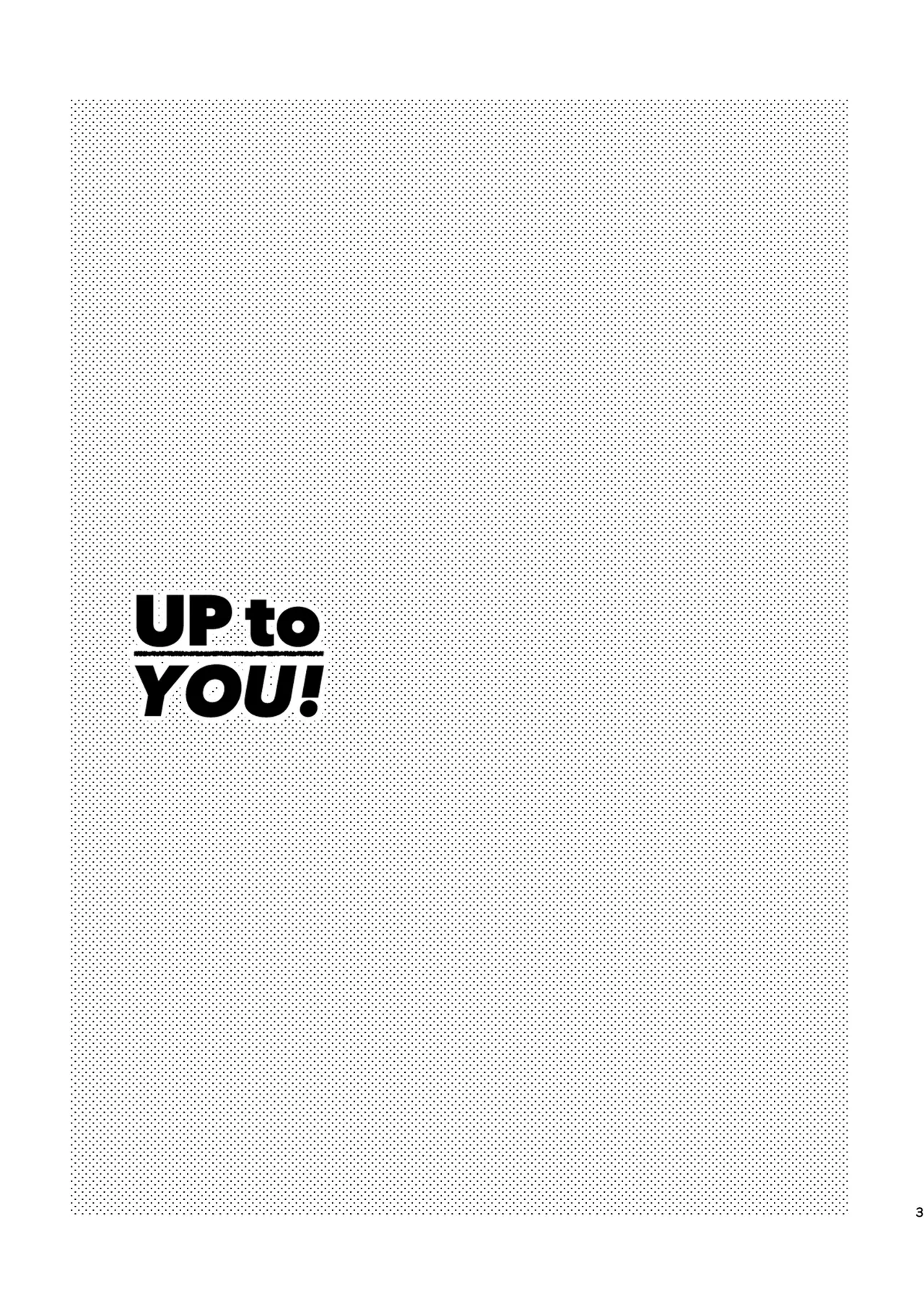 UP to YOU! - page2