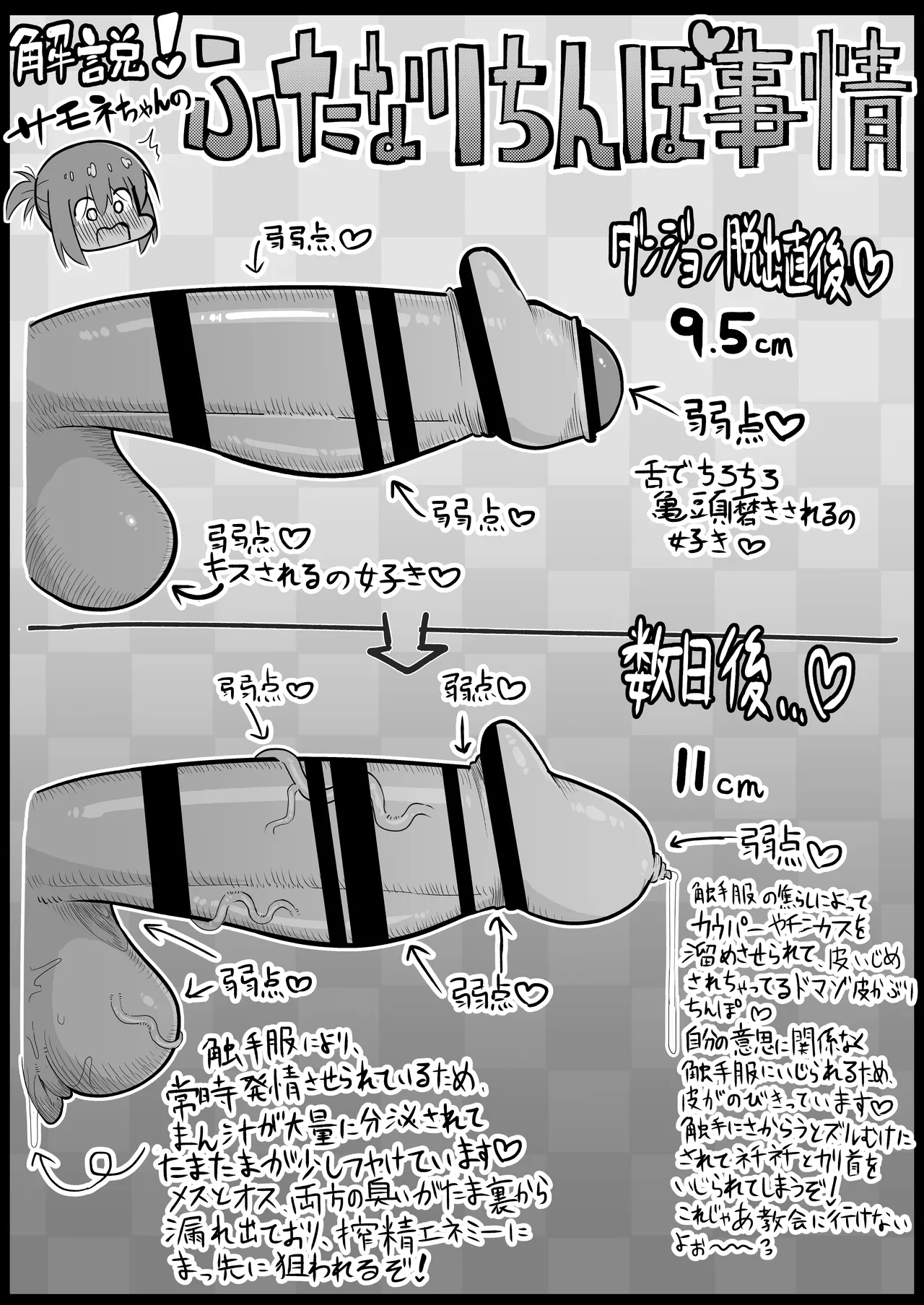 触手ミミックにふたなり化させられた冒険者は搾精レベルドレインで快楽射精敗北 - page47