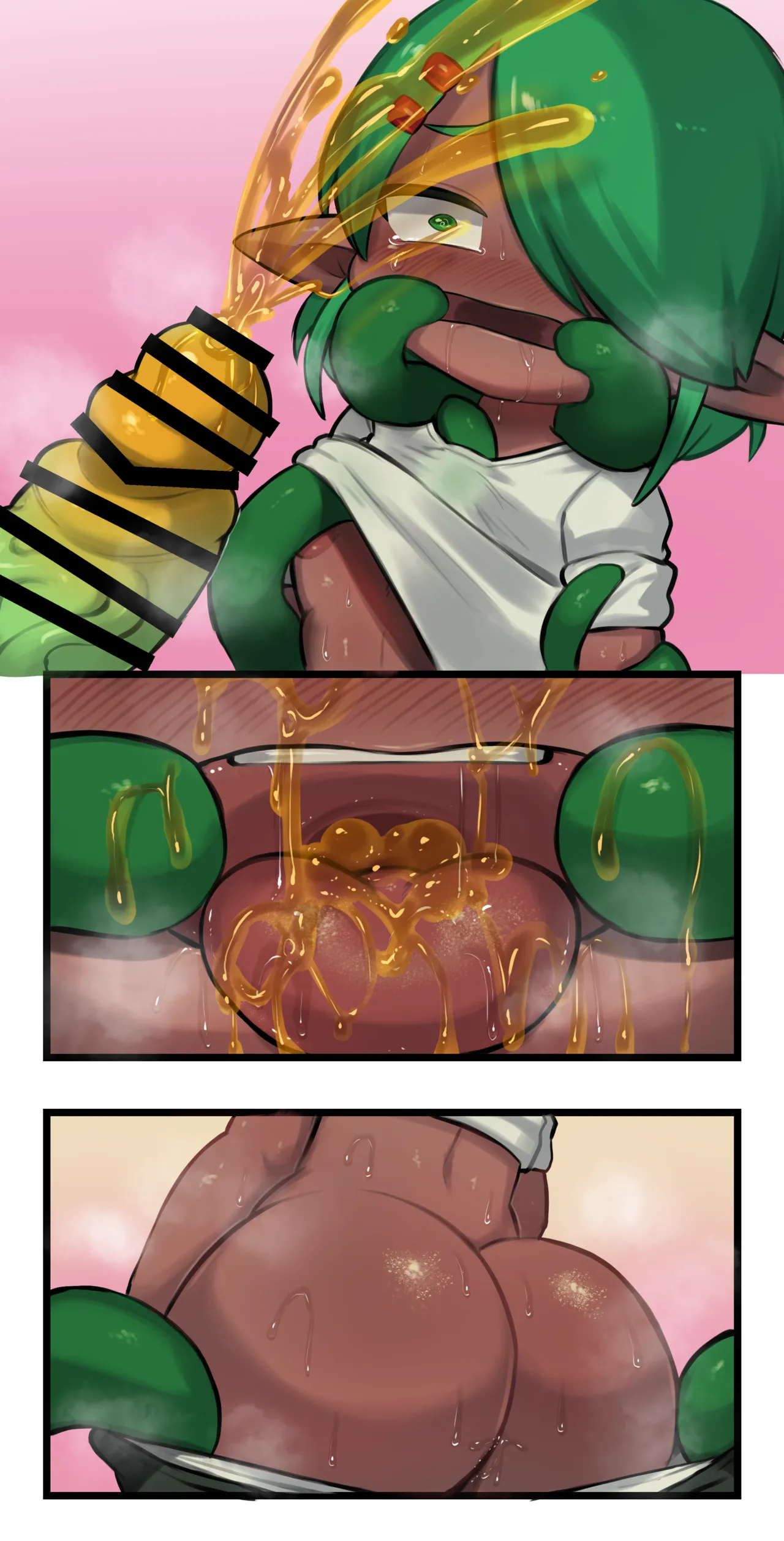 育てたアルラウネにいっぱい愛される緑くん - page6