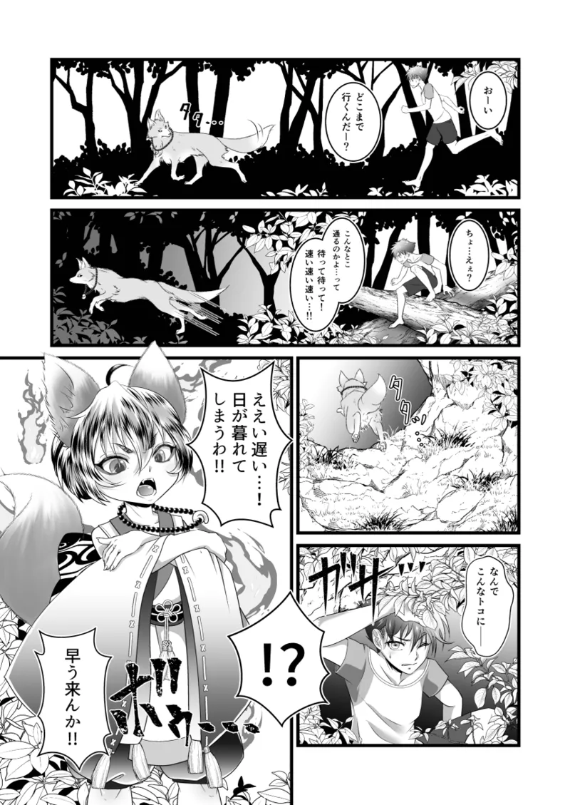 ないしょの妖怪物語 おきつねさまかたるしす！ - page6