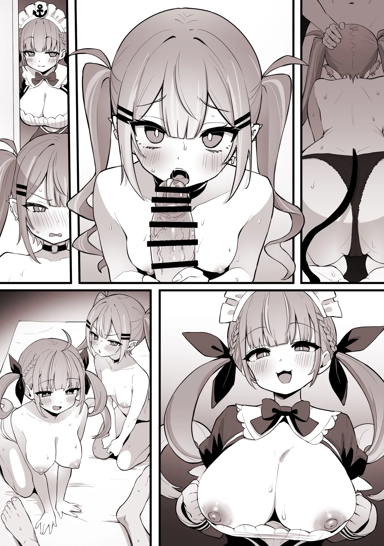 眷属にフェラしてる所をみせつけるあ〇あと、ヤキモチを焼くト〇様 - page10