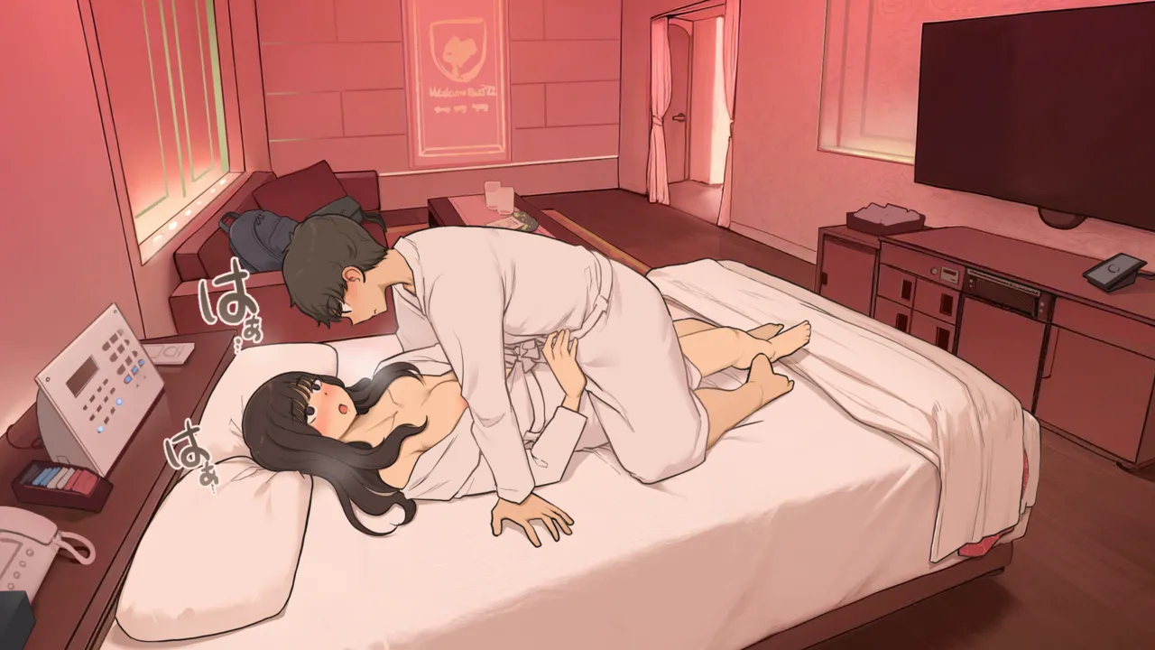 幼馴染同士、照れと緊張とぎこちなさがありつつの初ラブホ - page9