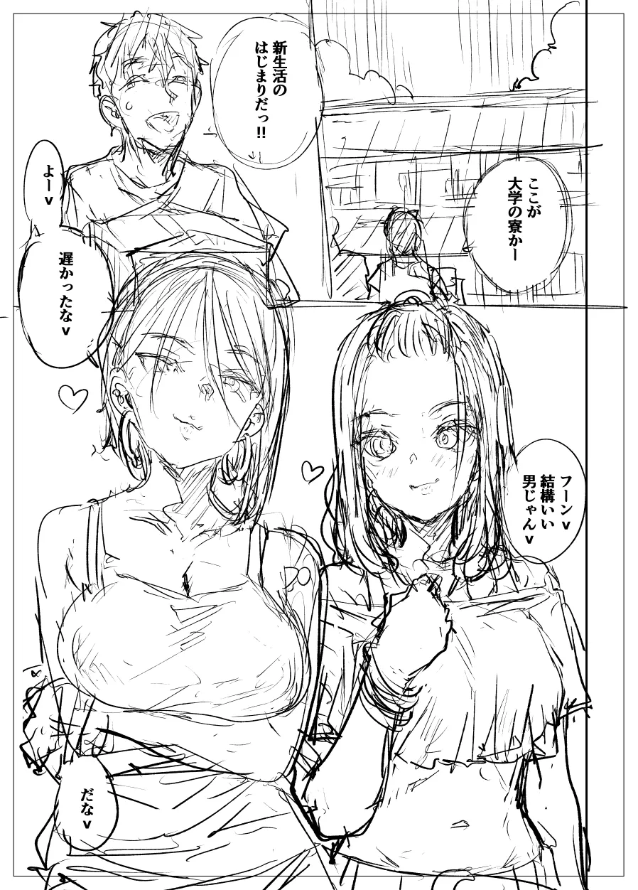 黒ギャル漫画の設定とボツネーム