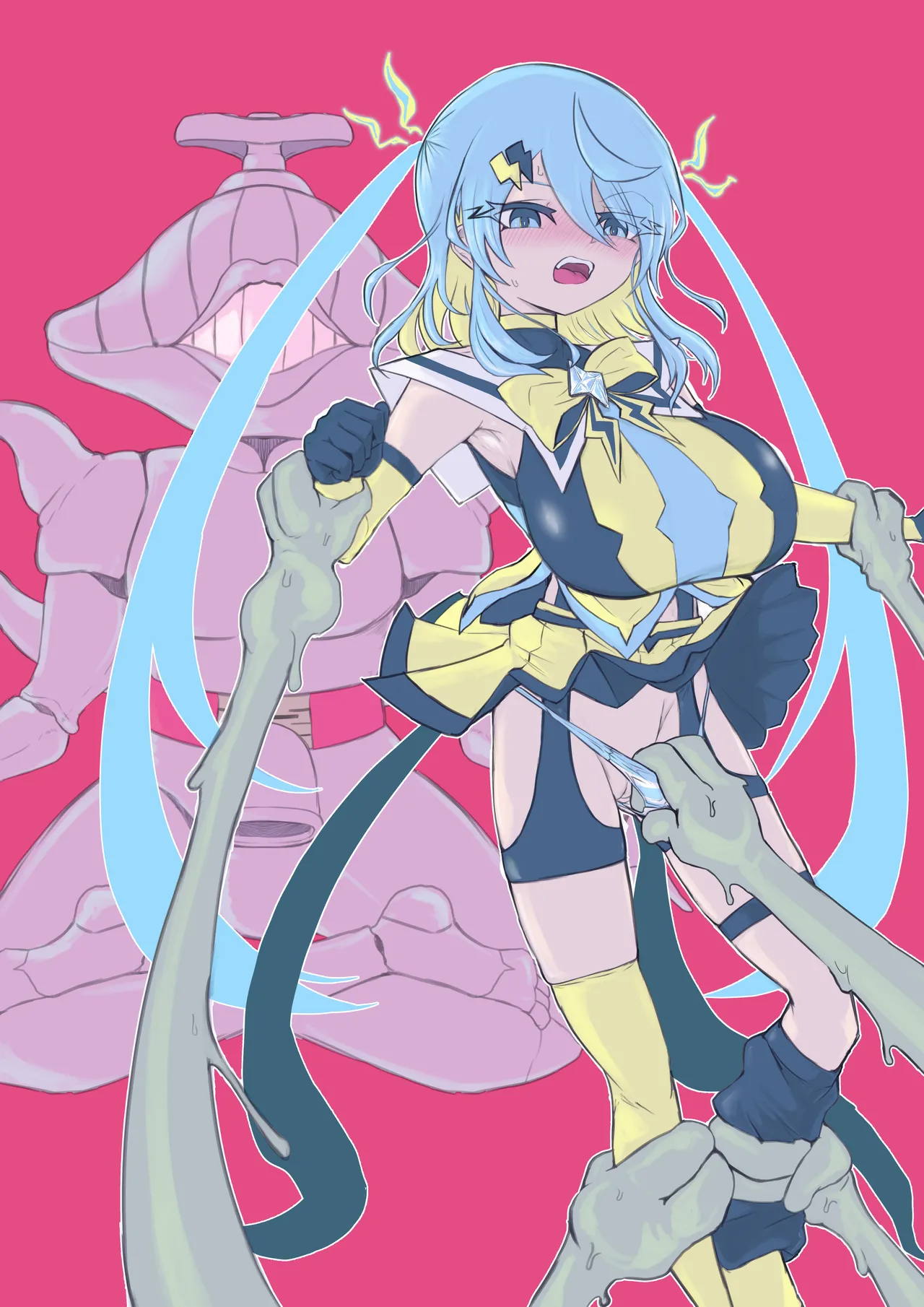 魔法少女ライジングストームVS尿意促進怪人ジョババーン - page2