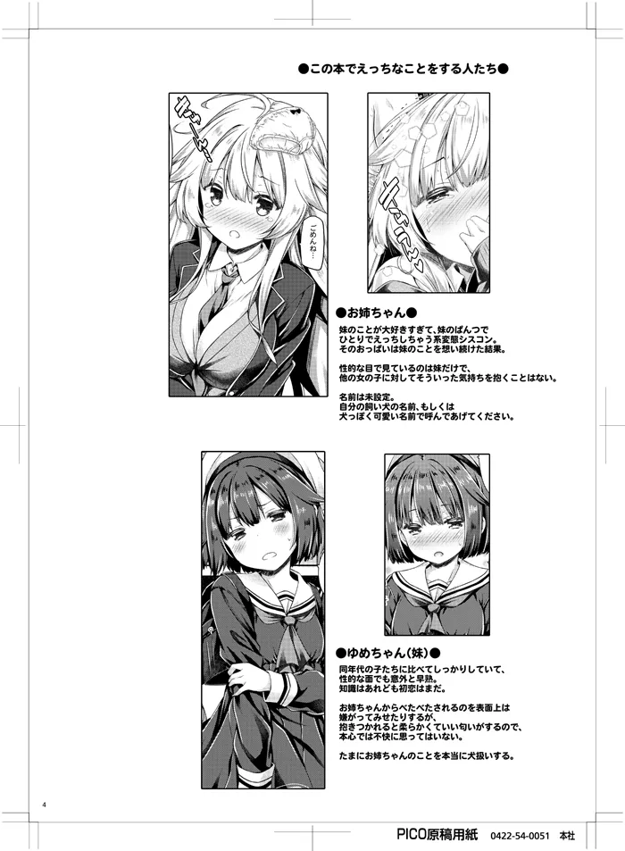 お姉ちゃんが妹のぱんつでひとりえっちしてました。 - page3