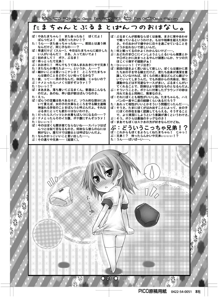たまちゃんとぶるまとぱんつ。 - page19