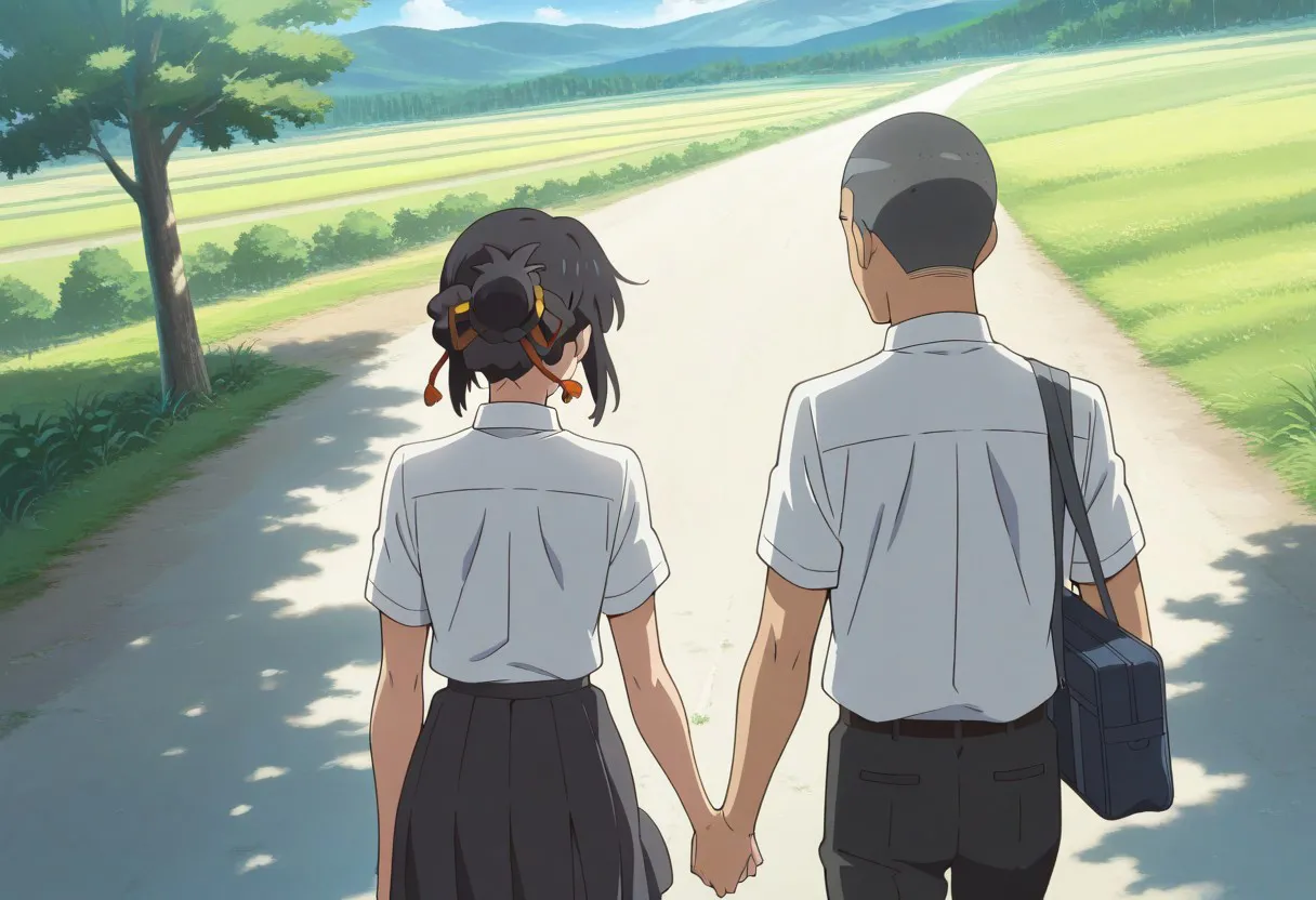Mitsuha sex in the woods [AI generated] - page100