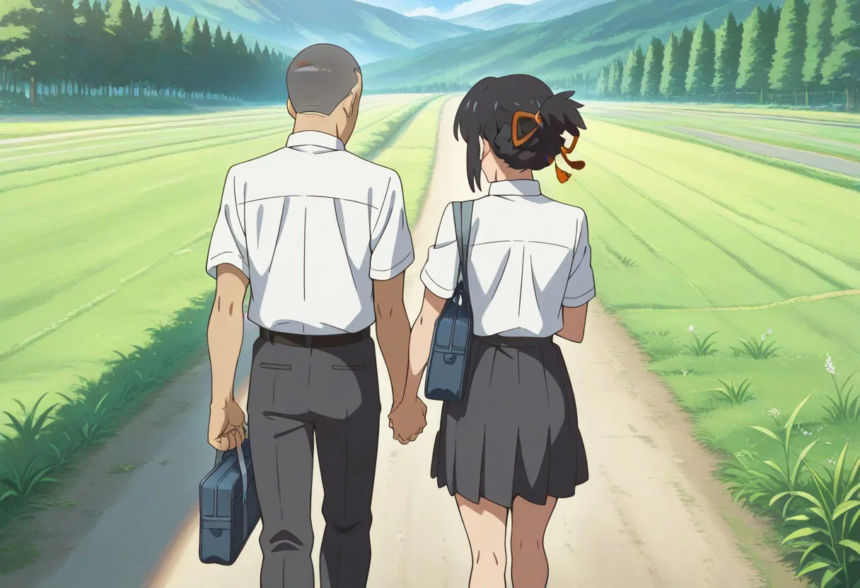 Mitsuha sex in the woods [AI generated] - page102