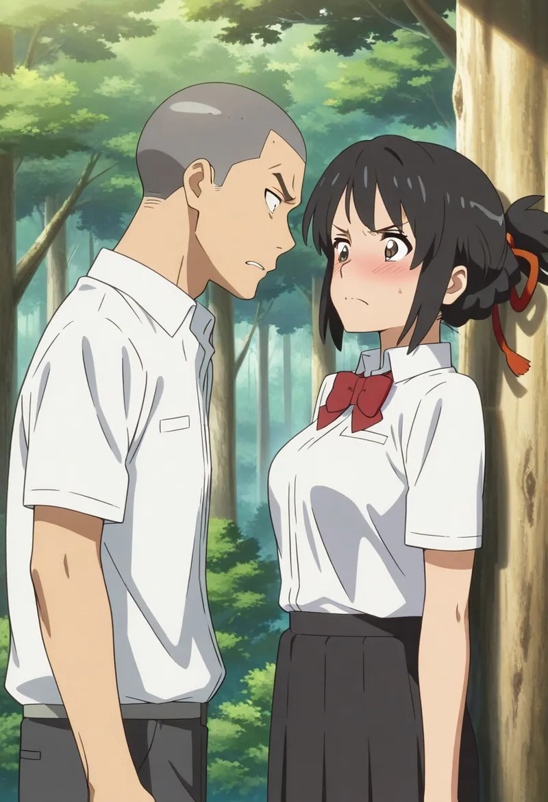 Mitsuha sex in the woods [AI generated] - page103