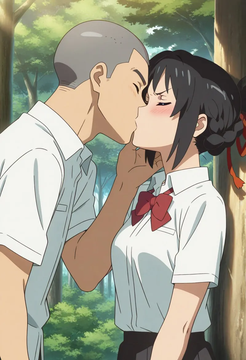Mitsuha sex in the woods [AI generated] - page112