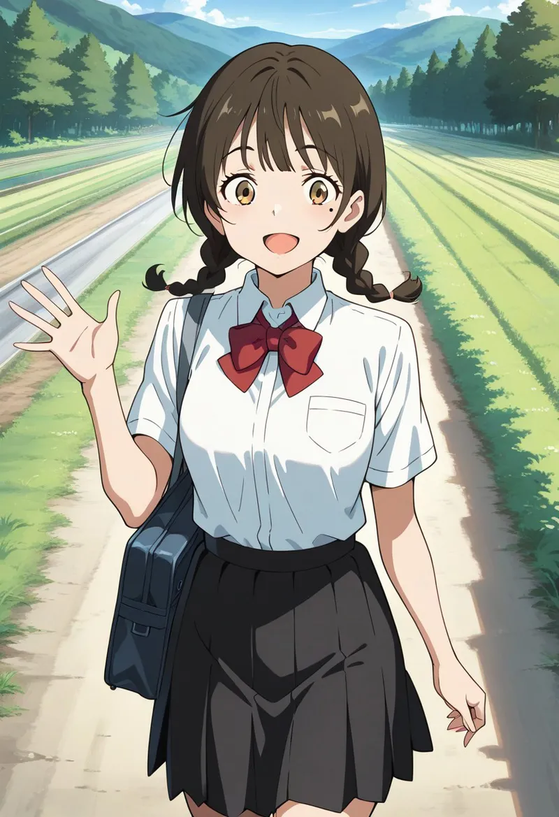 Mitsuha sex in the woods [AI generated] - page24