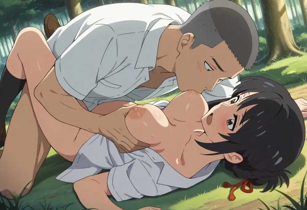 Mitsuha sex in the woods [AI generated] - page269
