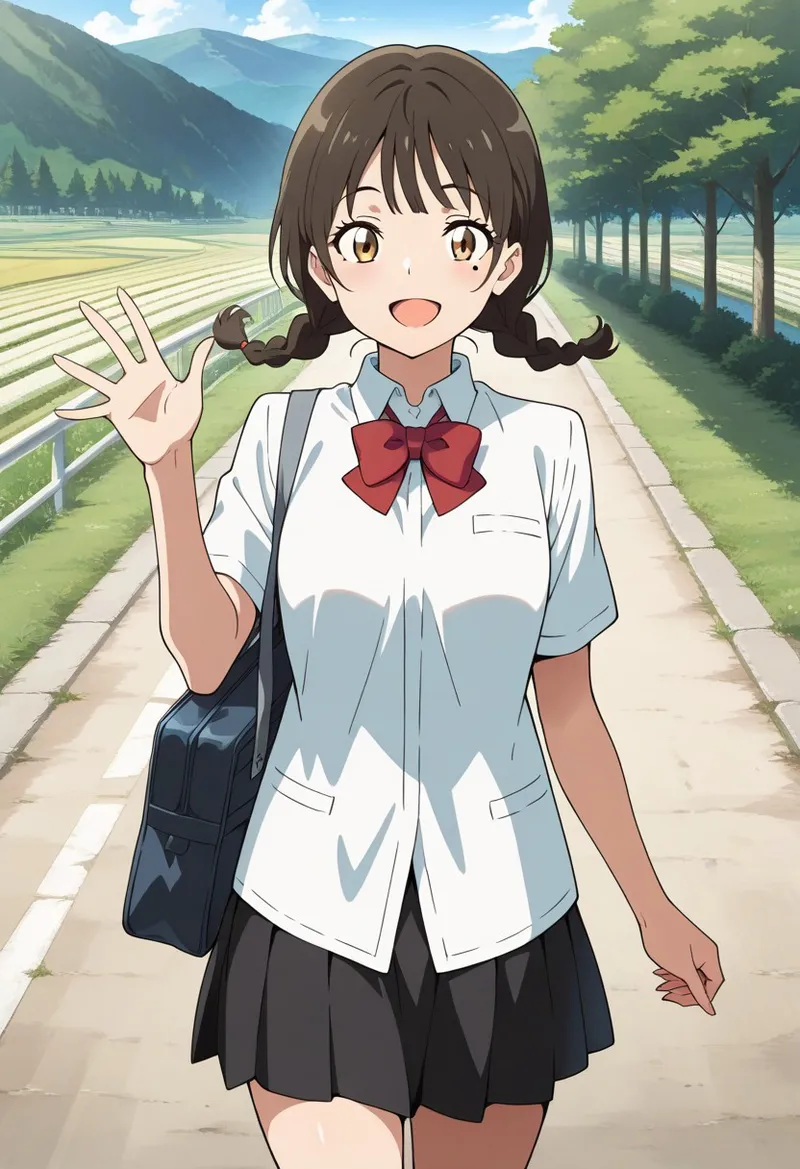 Mitsuha sex in the woods [AI generated] - page27
