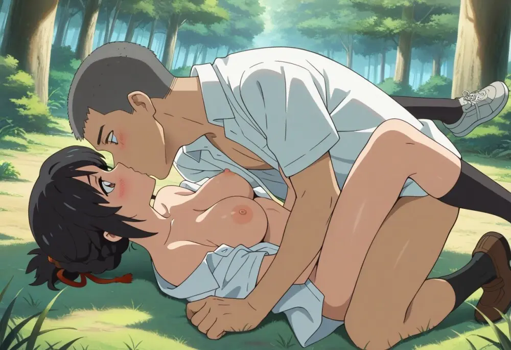 Mitsuha sex in the woods [AI generated] - page282