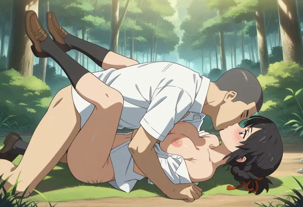 Mitsuha sex in the woods [AI generated] - page286