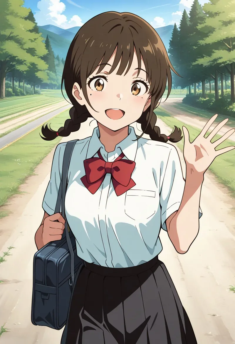 Mitsuha sex in the woods [AI generated] - page29