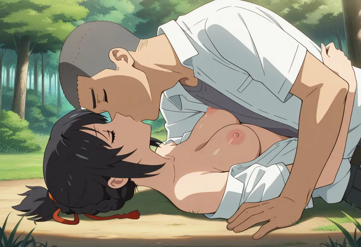 Mitsuha sex in the woods [AI generated] - page319