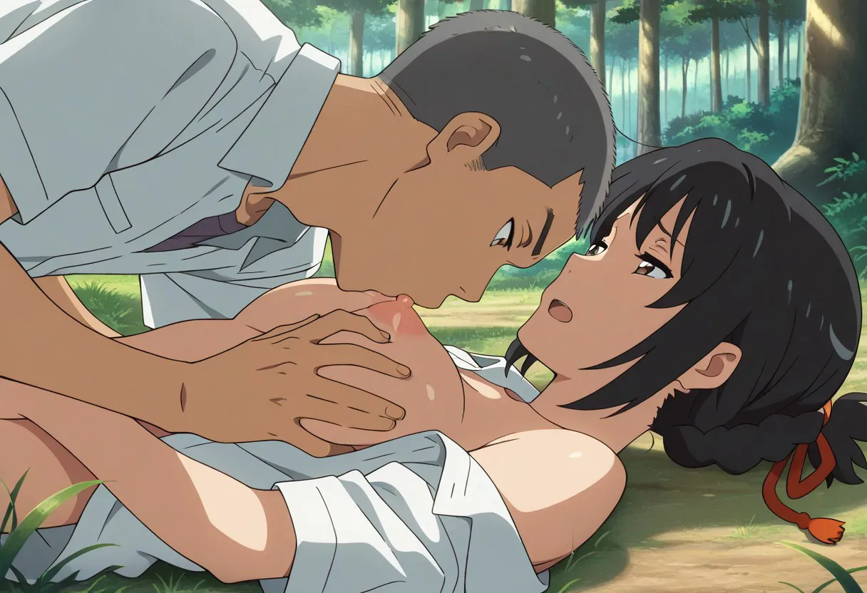 Mitsuha sex in the woods [AI generated] - page325