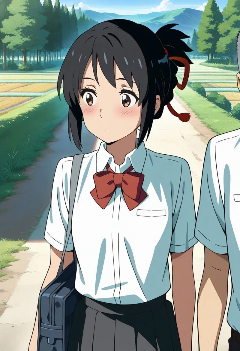 Mitsuha sex in the woods [AI generated] - page36