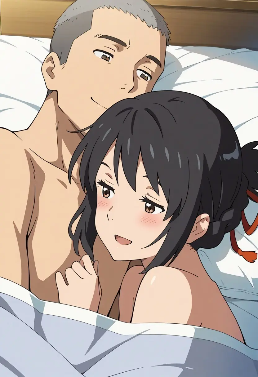 Mitsuha sex in the woods [AI generated] - page404